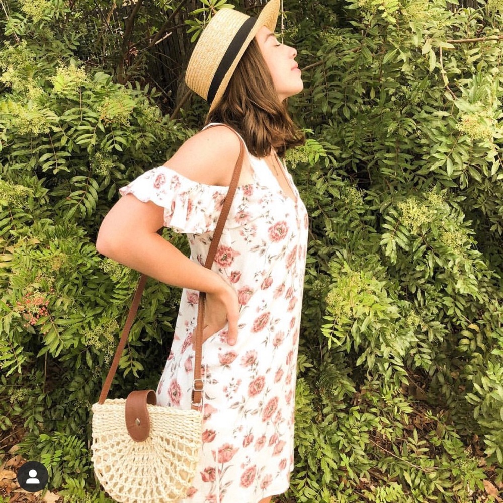 Tilly’s Full Tilt Floral Cold Shoulder Mini Dress - Picture 2 of 5